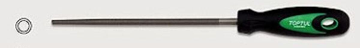 Feile TOPTUL 200mm, rund