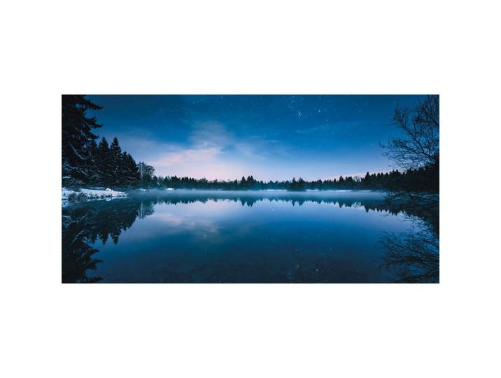 Vliestapete, bunt, Winterlandschaft, 200x100 cm, FSC Mix, Tapeten & Wandverkleidungen, Vliestapeten