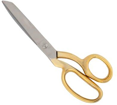 Kings County Tools Sharp Fabric Scissors - 8” Heavy Duty Steel Sewing Shears with Knife Edge Blade