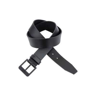 Ledergürtel BOSS "Jemio-B_Sz40", Herren, Gr. 80, schwarz (schwarz 001), Rindsleder, unifarben, Gürtel Ledergürtel, mit BOSS-Prägung im Metall