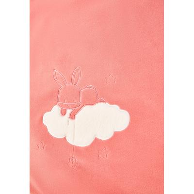 Babydecke STERNTALER "Hase Hanni Microfleece", rosa (perlrosa), B:75cm L:100cm, Polyester, Wohndecken, Babydecke