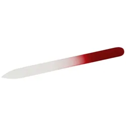 Glasnagelfeile - Die Lange | Spitz rot