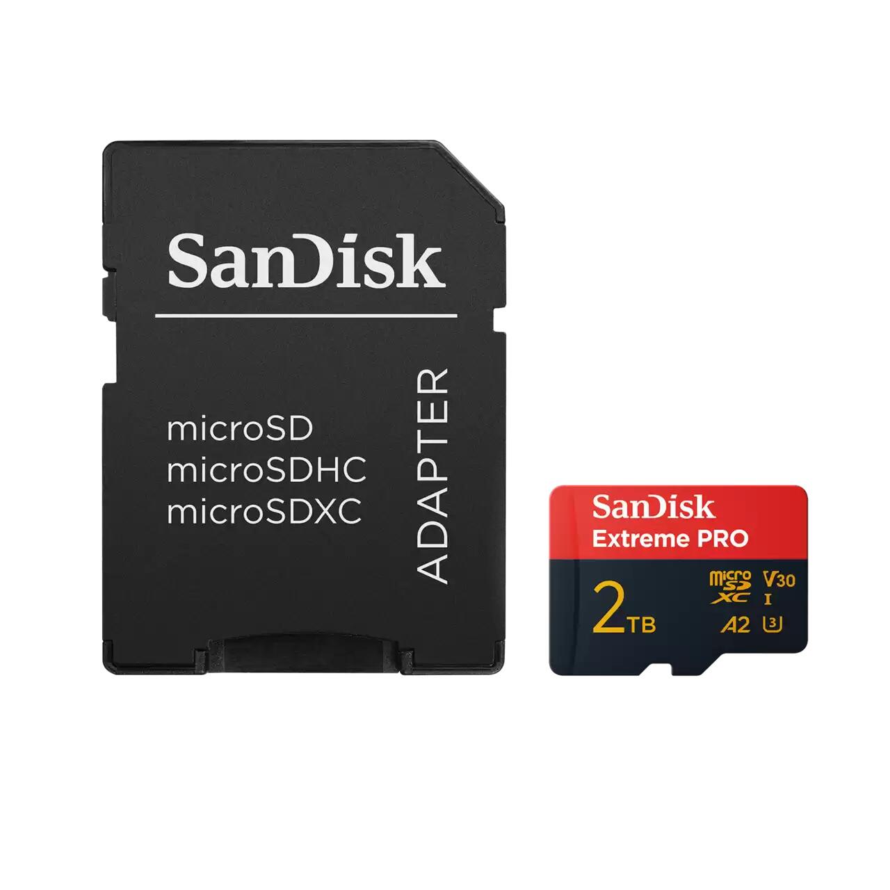 SanDisk Extreme PLUS Speicherkarte 2 TB SDSQXBD-2T00-GN6MA