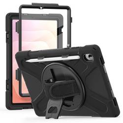 4Smarts Rugged Case Grip Case Samsung Galaxy Tab S11 Schwarz Standfunktion 541767