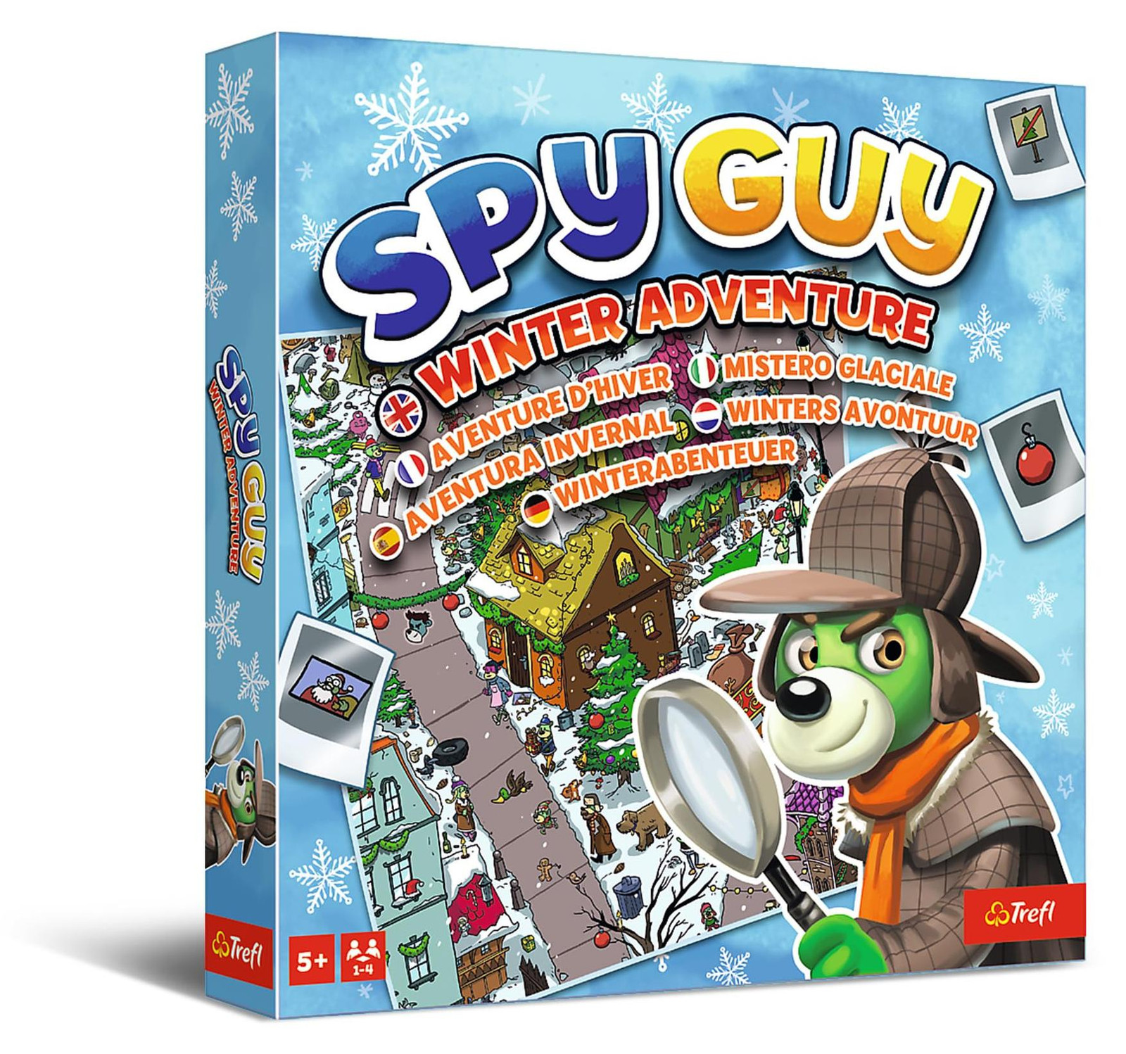 Trefl Spy Guy Winter Adventure bordspel voor kinderen vanaf 5 jaar