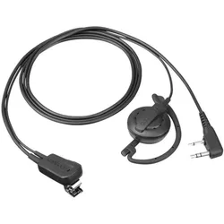 Kenwood Corp. Headset/Sprechgarnitur EMC-12, Walkie Talkie, Schwarz
