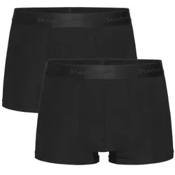 Stedman 2P Dexter Boxer For Men Schwarz Baumwolle Large Herren