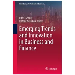 Emerging Trends and Innovation in Busin, Sachbücher