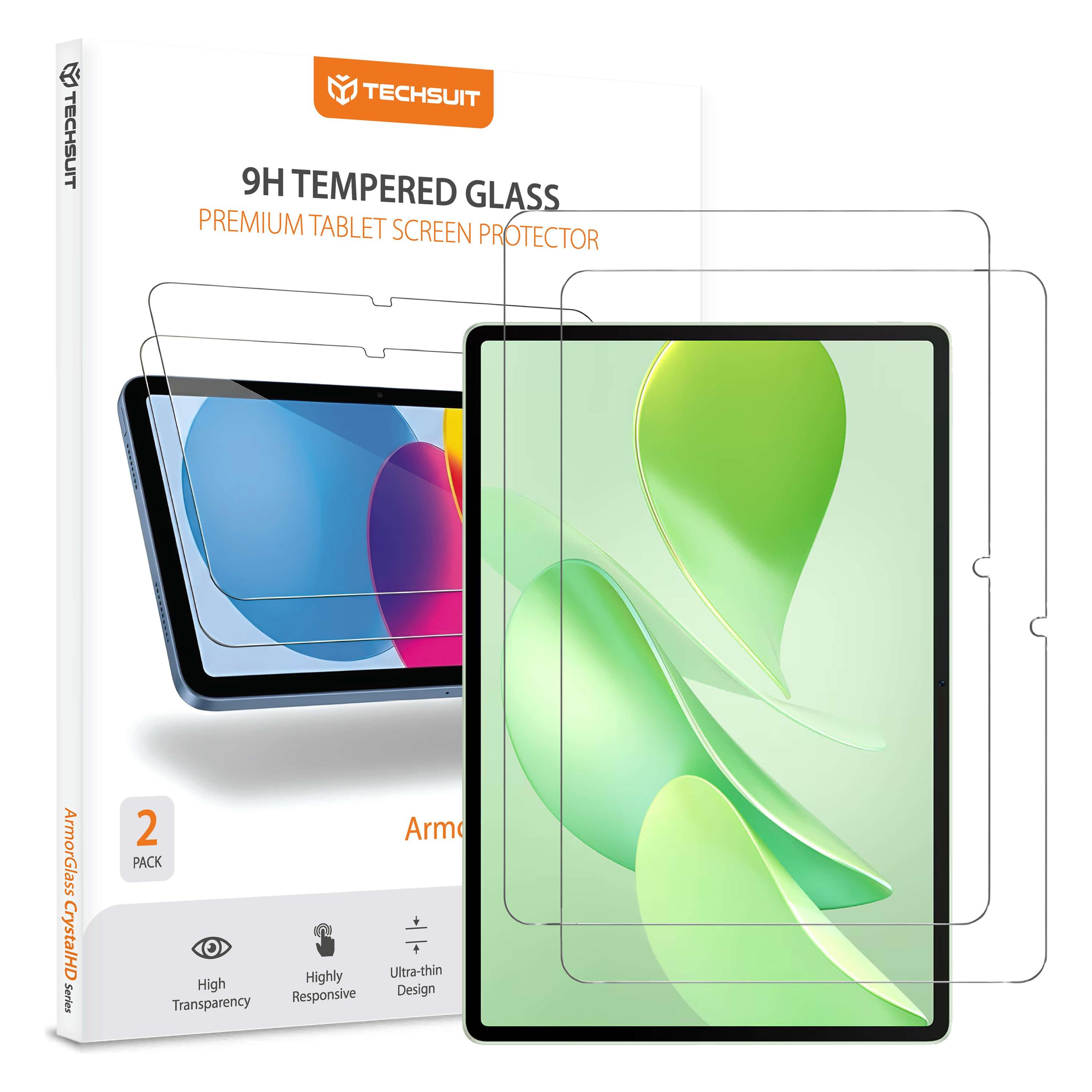 Techsuit - ArmorGlass CrystalHD (2 pack) - Huawei MatePad 12 X (2025) - Clear (2 Stk., Huawei MatePad 12 X) (65367280)