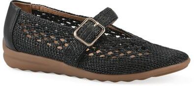Women's Cordette Mary Jane Flat by Cliffs in Black Fabric (Size 6 M)