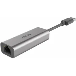 ASUS WL-USB USB-C2500 (USB, RJ45 (1x)), Netzwerk Adapter, Schwarz