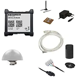 Kathrein CAR 4G LTE WLAN Router Set mit Dual-SIM Funktion und Außenantenne weiß