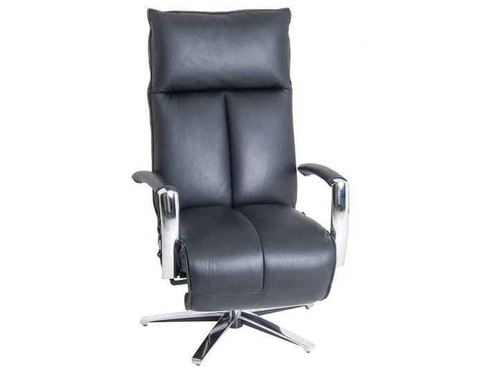 Relaxer Colin Strässle / Farbe: Schwarz / Bezugsmaterial: Leder