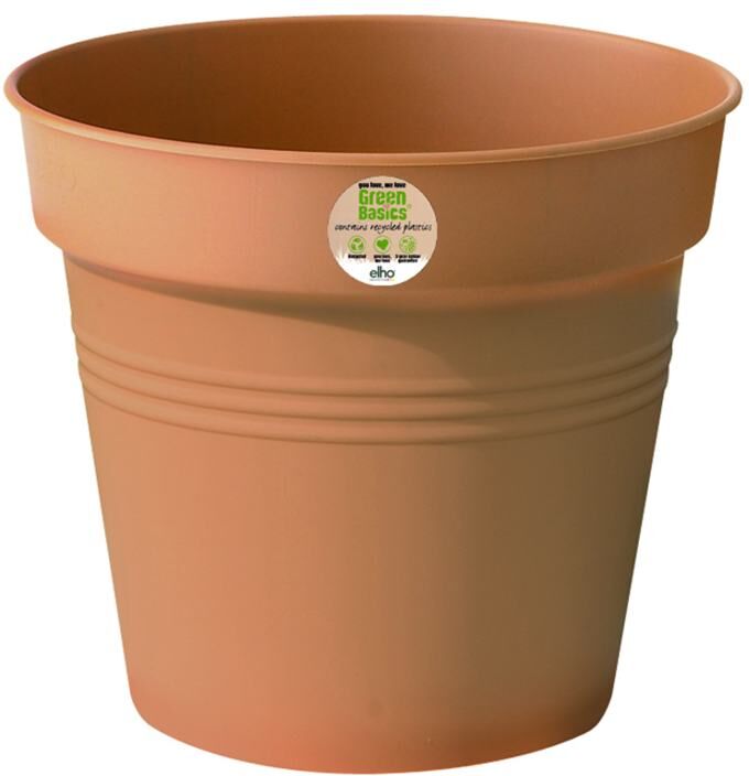 Elho Pflanztopf Green Basics Ø 27 x 25 cm terracotta