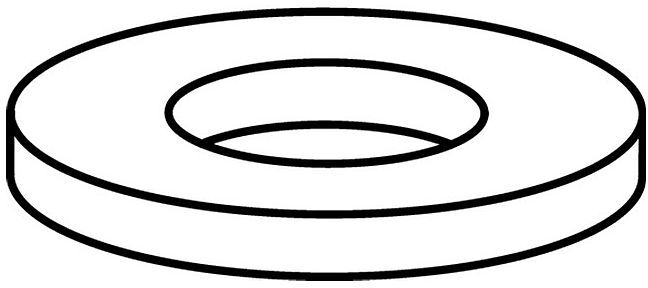 Heimeier Gummidichtung 0530-00.015 flachdichtend, für Vekolux, Vekotec bzw. Multilux