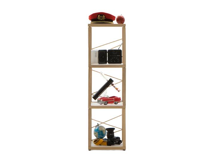 LE ZIE DI MILANO système modulaire LE TORRI DI ZIA BABELE BATO3 (chêne naturel - Bois massif et acrylique)
