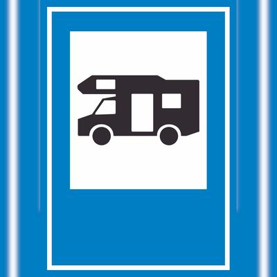 HB-Druck Campingplatz Wohnmobil Schild A2 (420x594mm)