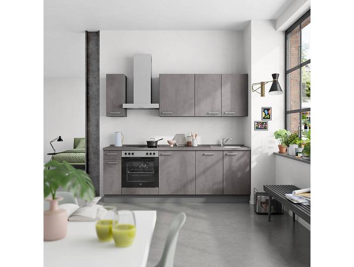 Türfront Riva für Kühlgeräte 60 x 72 x 1cm Türanschlag rechts Grau/Schiefergrau
