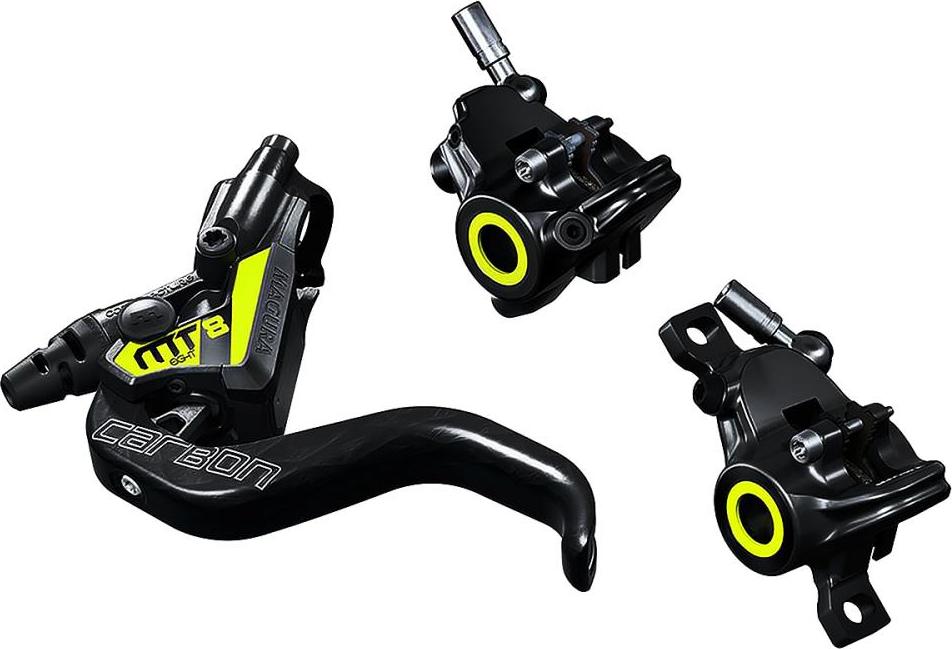 MAGURA MT8 SL PM Flatmount Set, 1-Finger HC-Carbolay-Hebel - Highend XC-Schei...