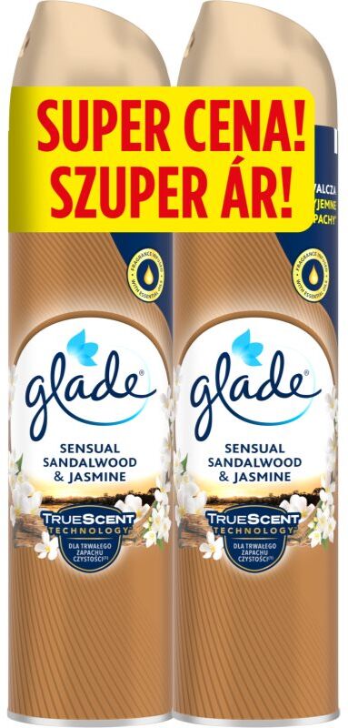 GLADE Sensual Sandalwood & Jasmine désodorisant duo 2x300 ml