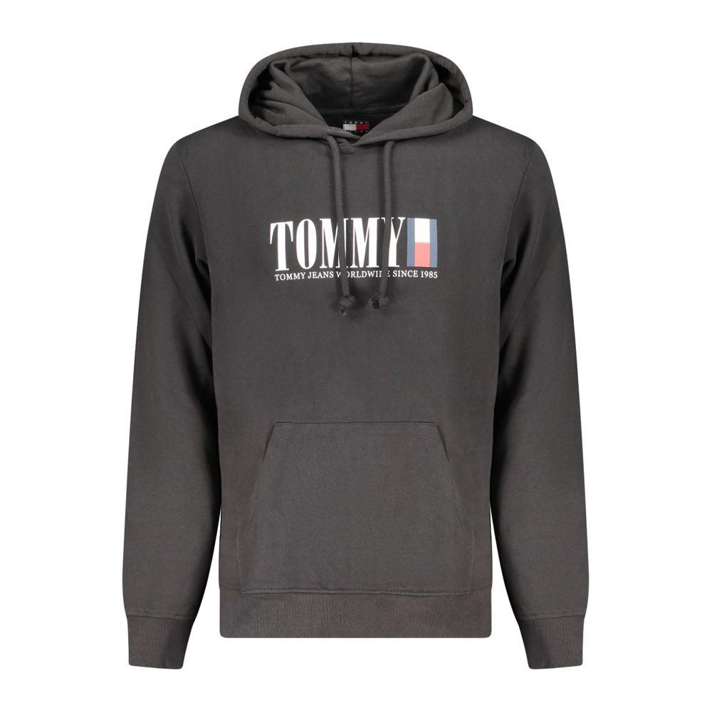 Tommy Hilfiger Zwarte Katoenen Heren Hoodie