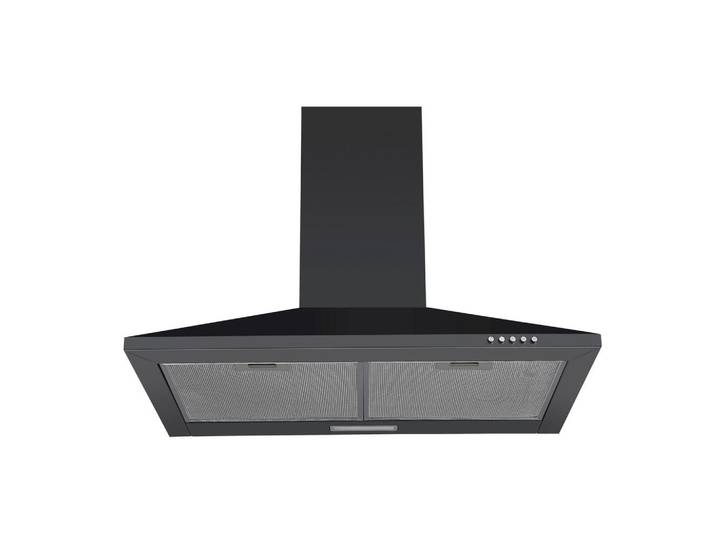 PKM Dunstabzugshaube, Schwarz, Metall, 60x58-96x47.5 cm, Küchen, Küchenelektrogeräte, Dunstabzugshauben