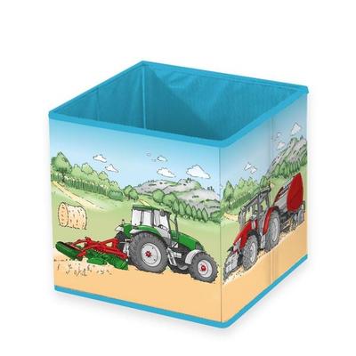 Klaus Hering 8551243196 - Young Collection Aufbewahrungsbox, Traktor , 30x30x30 cm