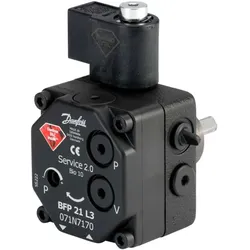Danfoss Bfp 21 Ölbrennerpumpe 071N7171 R3, 2400-3600 n, rechts, 24 I/h, 1-stufig, mit Magnetventil