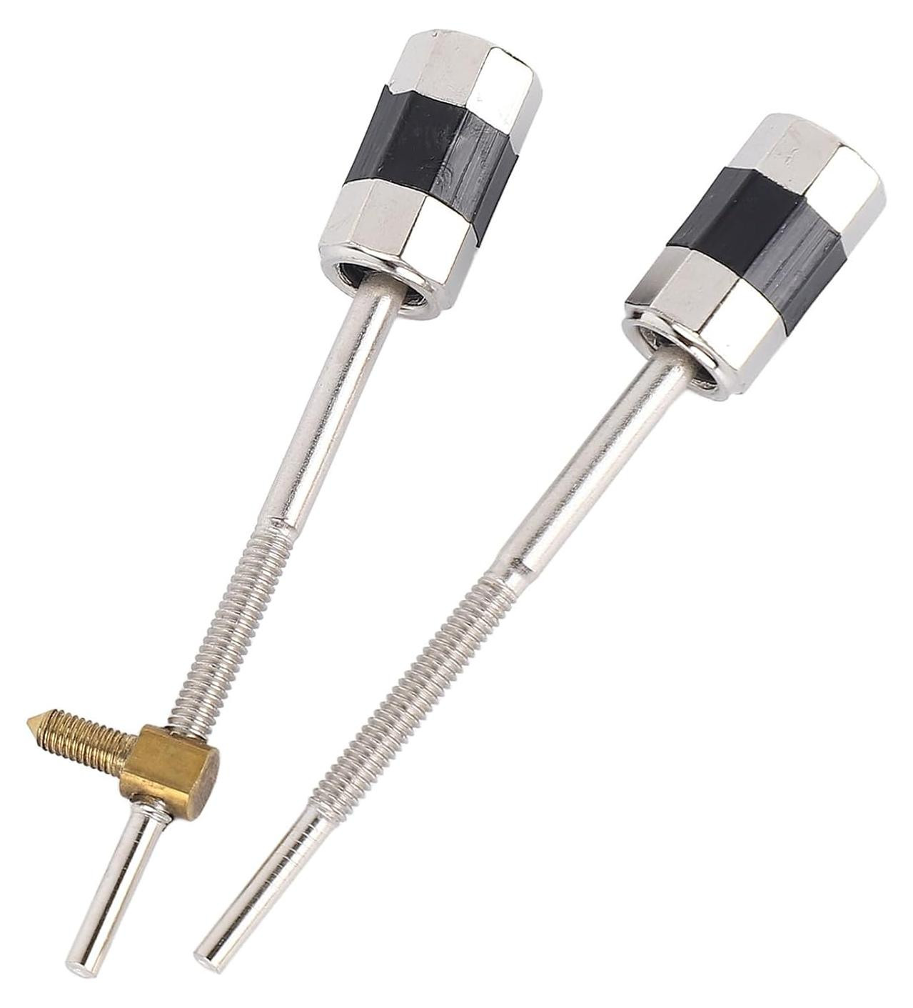 2 stuks Celloboogschroeven voor stevige bevestiging van cello-accessoires