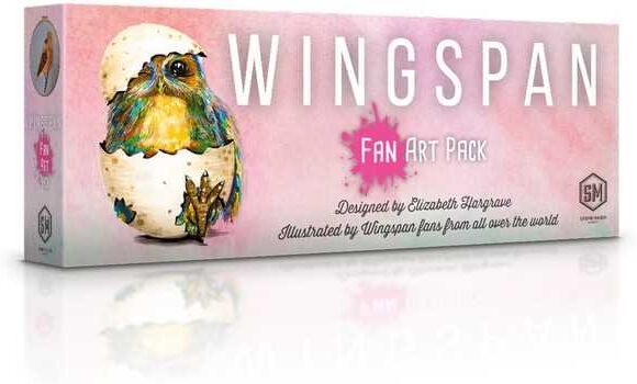 Stonemaier Games Wingspan Fan Art Pack - 255 Illustrated Bird Cards for Wingspan Games