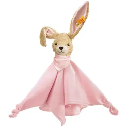Steiff - Hoppel Hase Schmusetuch, rosa, 28cm - rosa