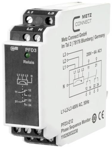 Metz Connect Überwachungsrelais 400 V/AC (max) 2 Wechsler 110292032230 1St.