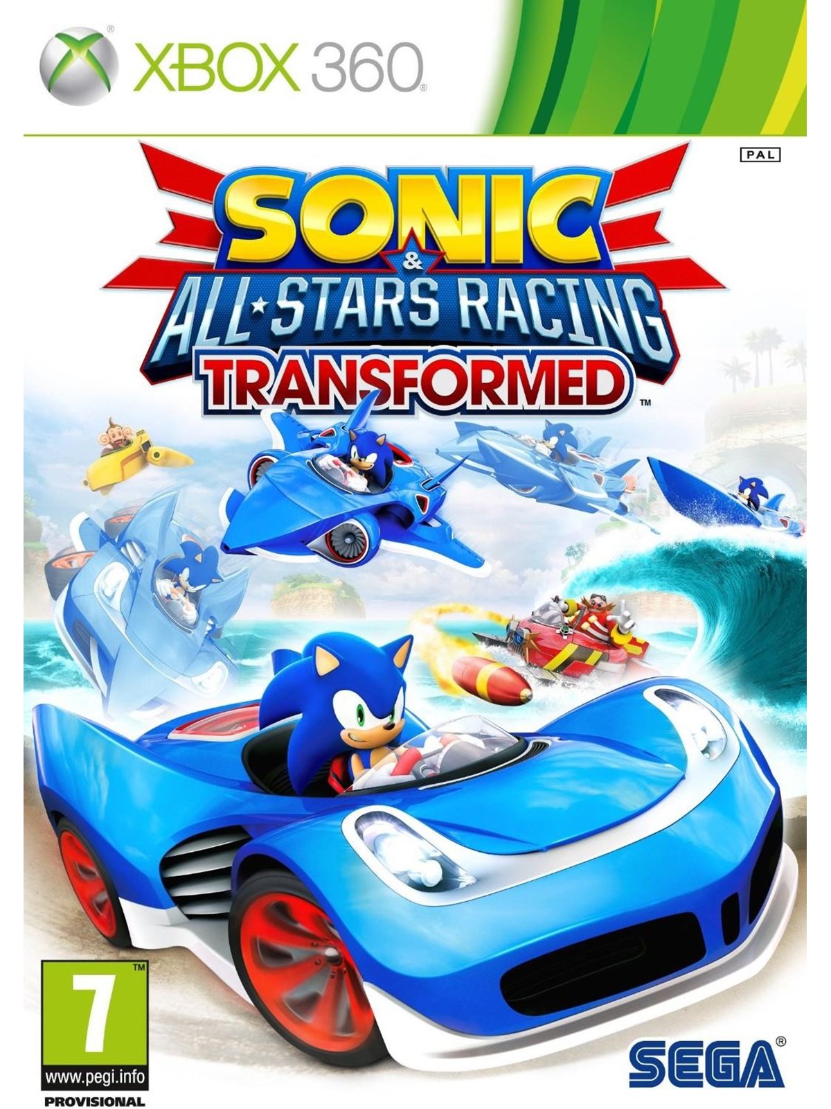 Sonic & All-Stars Racing Transformed - Microsoft Xbox 360 - Rennspiel - PEGI 7