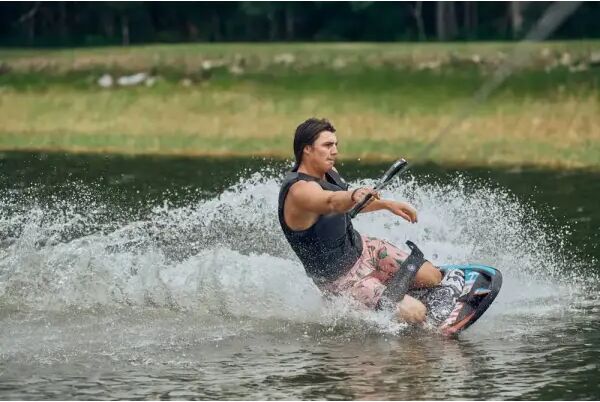 Radar Skis Radar Hawk Knee Wakeboard (Caffeinated Orange / Mint)
