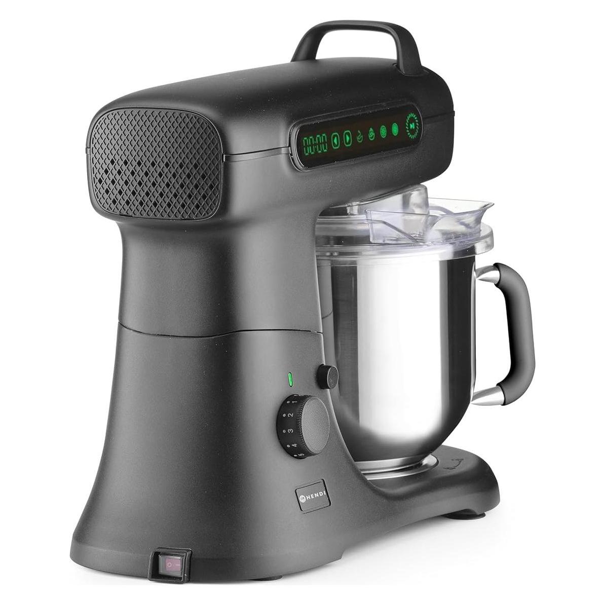 Hendi Planetenrührer Blackbolt PRO,, 7L, Schwarz, 220-240V/800W, 470x263x(H)413mm (7 l, 800 W) (221150)