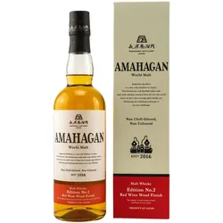 Amahagan Edition No. 2 - Red Wine Wood Finish - Blended Malt Whisky