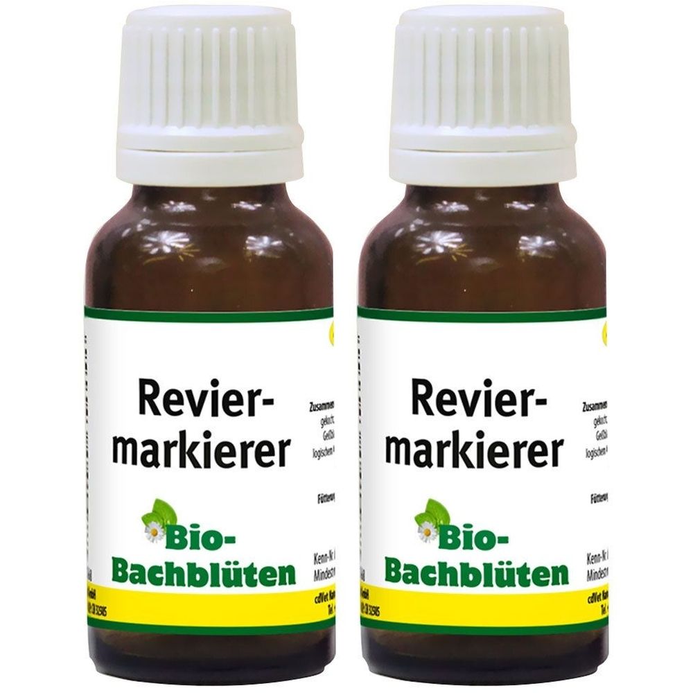 Bachblüten Reviermarkierer flüssig f.Katzen 2x 2x20 ml Flüssigkeit