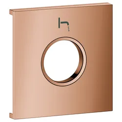 GROHE Metallplatte Grohtherm Aqua Tiles 107170, Symbol: Auslauf warm sunset, 107170DA00 107170DA00