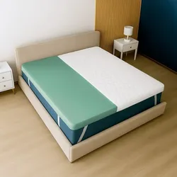 THE WHITE STONE Topper anderthalb 120x190 Memory Foam | Höhe 5 cm | Atmungsaktiv & Allergikerfreundlich