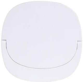Inspired Deals Portable LED Makeup Mirror With Storage Rechargeable Travel Makeup Mirror And Fill Light white
