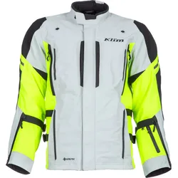 Klim Latitude, Textiljacke Gore-Tex - Hellgrau/Neon-Gelb - XXL