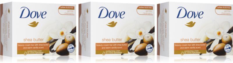Dove Purely Pampering Shea Butter & Vanilla ensemble