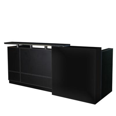 Büro Empfangstheke Empfangsthresen Kassentheke Hoteltheke Philadelphia Design schwarz Jet-Line