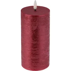 Kerze LED BORDEAUX (DH 7,50x15 cm) - DH 7,50x15 cm