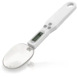 Arendo Löffelwaage digital, Küchenwaage Feinwaage, LCD-Anzeige, 0,1g Auflösung, max. 500g, (1-tlg), Tara, Hold, Auto‐Abschaltung 60 s, g/oz/gn/ct