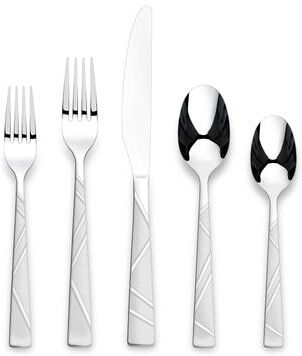 Ornative Flatware "Ornative JONAH Sand Finish 20 Pieces Flatware Set - 10.63"" H x 6.69"" W x 2.76"" D"