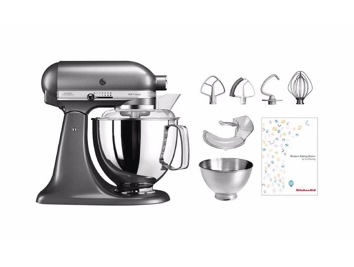 KitchenAid KSM 200 Medaillon Silber Swiss Edition Küchenmaschine