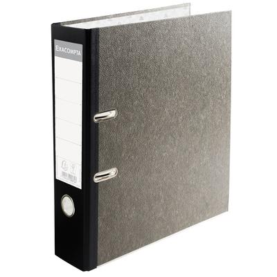 Exacompta Ordner Standard wolkenmarmoriert, mit 2 Ringen, 80mm Rücken farbig, für Format DIN A4 PREM'TOUCH