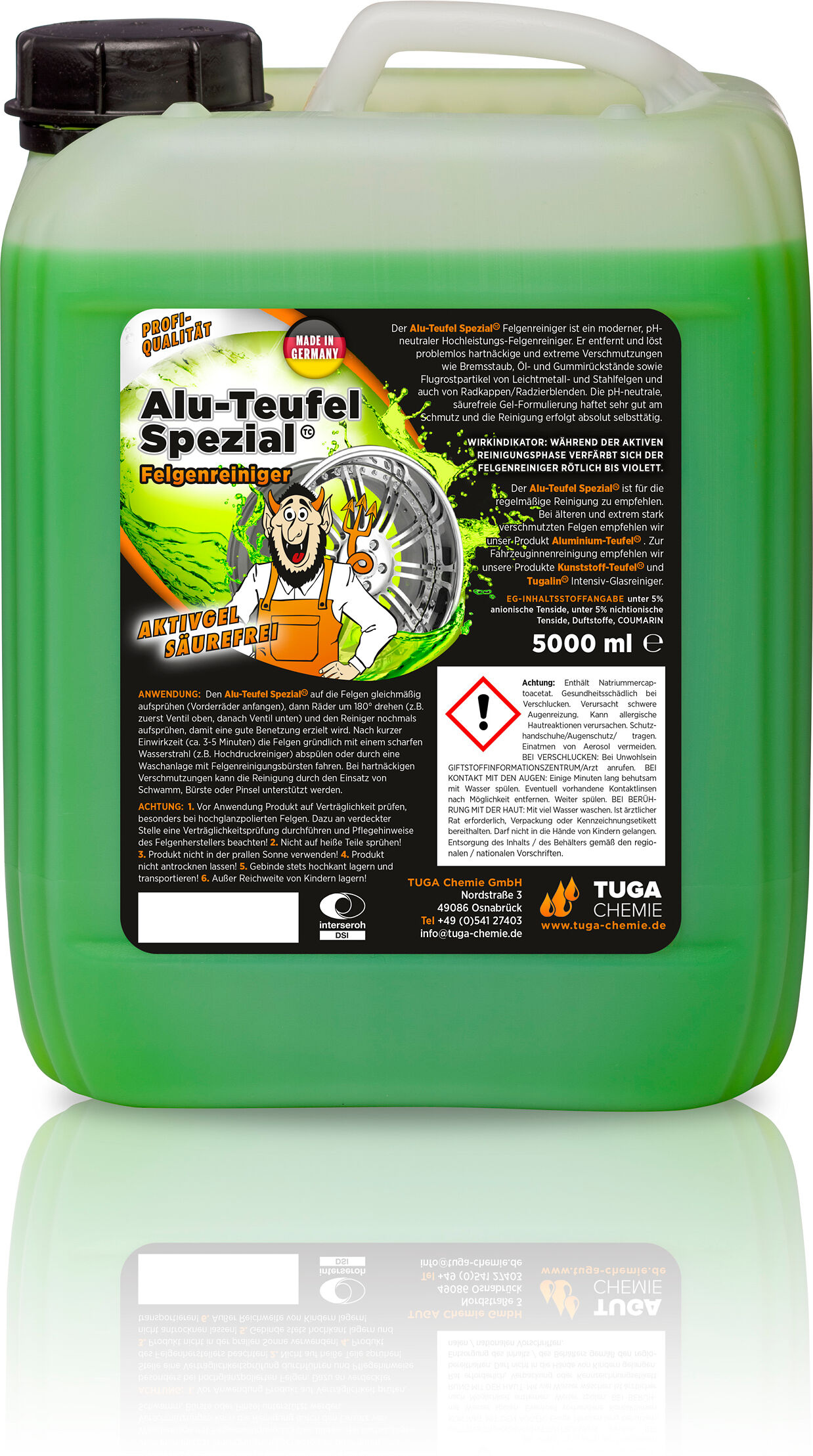 Tuga Felgenreiniger Alu-Teufel Spezial (5 L) As-5-D 5l