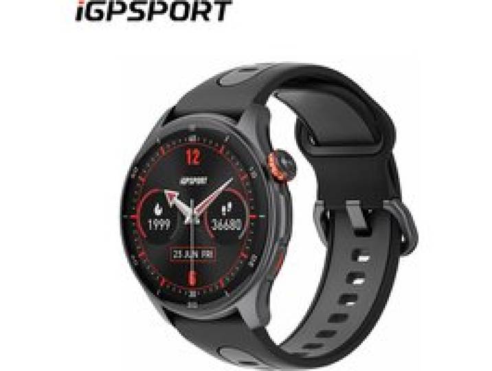 iGPSPORT LW10 1,43 inch AMOLED-scherm Hartslagmeting Bluetooth Oproep GPS Sport Fitness Bloedzuurstof voor hardlopen Fietsen